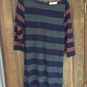 Knit long sleeve dress